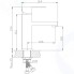 Смеситель для умывальника TROYA GOF1-A095