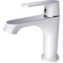 Смеситель для умывальника HAIBA белый/хром (HB10804) Смеситель для умывальника HAIBA белый/хром (HB10804)