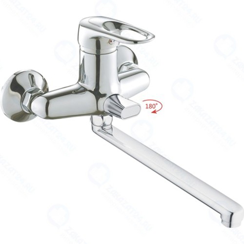 Смеситель для ванны HAIBA хром (HB2204)