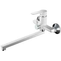 Смеситель для ванны HAIBA белый/хром (HB22557-8)