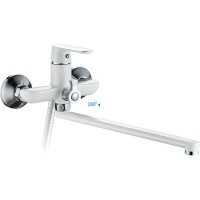 Смеситель для ванны HAIBA белый/хром (HB22804)