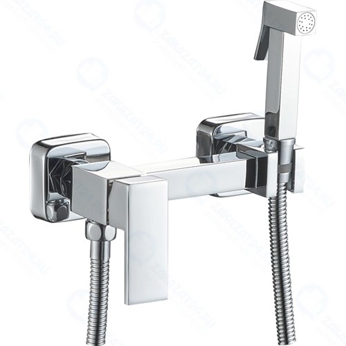 Смеситель с гигиеническим душем HAIBA хром (HB5513)