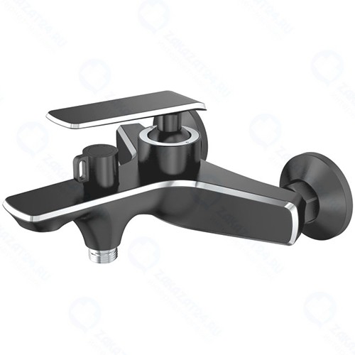 Смеситель для ванны HAIBA черный/серый металлик (HB60548-7)