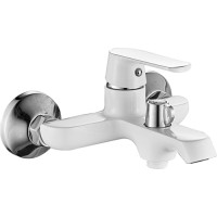 Смеситель для ванны HAIBA белый/хром (HB60804)