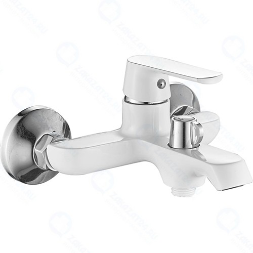 Смеситель для ванны HAIBA белый/хром (HB60804)