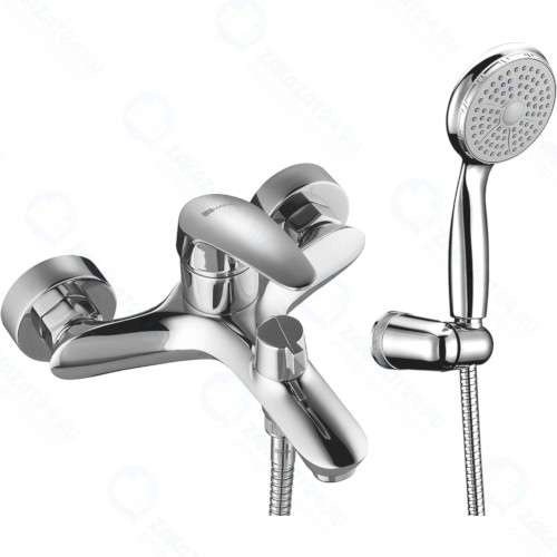 Смеситель для ванны и душа Lemark Linara, хром (LM0414C)