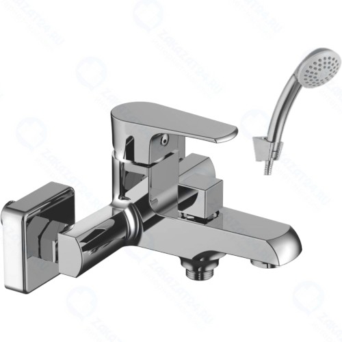 Смеситель для ванны и душа Lemark Plus Factor, хром (LM1612C)