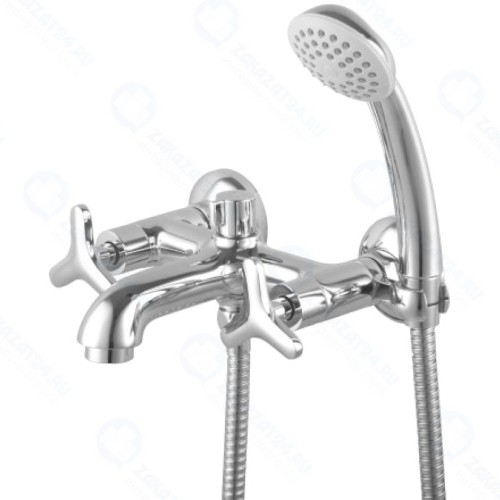 Смеситель для ванны и душа Lemark Plus Spirit, хром (LM1912C)