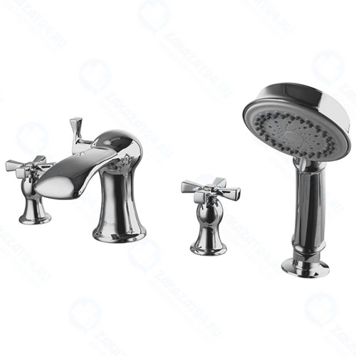 Смеситель на борт ванны Lemark Benefit, хром (LM2541C)