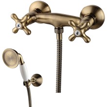 Смеситель для душа Lemark Vintage, с лейкой, бронза (LM2803B) Смеситель для душа Lemark Vintage, с лейкой, бронза (LM2803B)