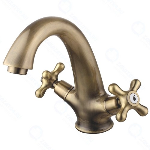 Смеситель для умывальника Lemark Vintage, бронза (LM2806B)
