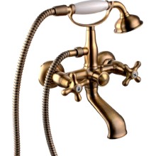 Смеситель для ванны и душа Lemark Vintage, бронза (LM2812B)