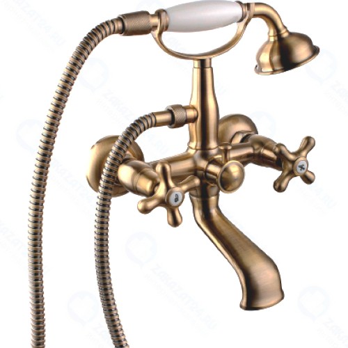 Смеситель для ванны и душа Lemark Vintage, бронза (LM2812B)