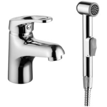 Смеситель для умывальника Lemark Omega, с гигиеническим душем, хром (LM3116C) Смеситель для умывальника Lemark Omega, с гигиеническим душем, хром (LM3116C)