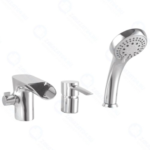 Смеситель на борт ванны Lemark Atlantiss, хром (LM3245C)