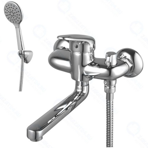 Смеситель для ванны и душа Lemark Luna, хром (LM4114C)