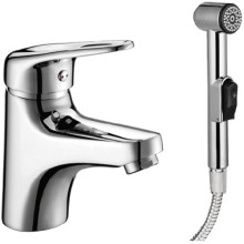 Смеситель для умывальника Lemark Luna, с гигиеническим душем, хром (LM4116C)