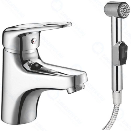 Смеситель для умывальника Lemark Luna, с гигиеническим душем, хром (LM4116C)