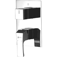 Смеситель для ванны и душа Lemark Unit, хром (LM4528C)