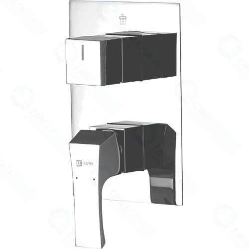 Смеситель для ванны и душа Lemark Unit, хром (LM4528C)