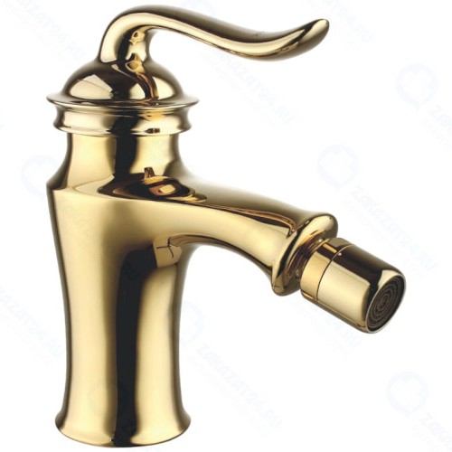 Смеситель для биде Lemark Brava, с гигиеническим душем, золотистый (LM4708G)