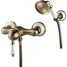 Смеситель для душа Lemark Villa, с лейкой, бронза (LM4803B)