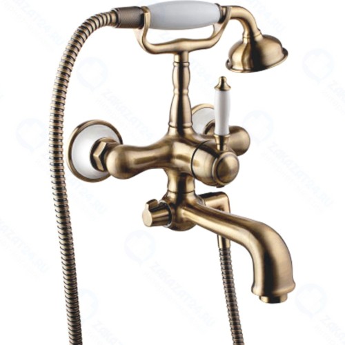 Смеситель для ванны и душа Lemark Villa, бронза (LM4812B)