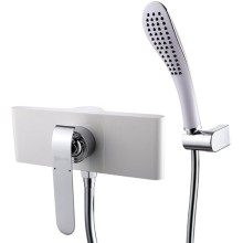 Смеситель для душа Lemark Melange, с лейкой, хром/PVD (LM4903CW)