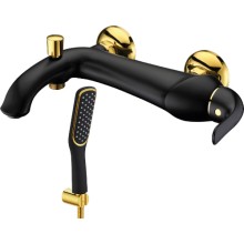 Смеситель для ванны и душа Lemark Swan, золотистый/PVD (LM5402BG) Смеситель для ванны и душа Lemark Swan, золотистый/PVD (LM5402BG)