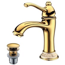 Смеситель для умывальника Lemark Greek, золотистый (LM5506GG) Смеситель для умывальника Lemark Greek, золотистый (LM5506GG)