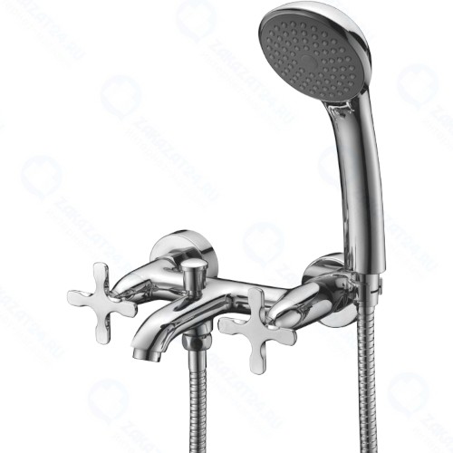 Смеситель для ванны и душа Lemark Duetto, хром (LM5712C)