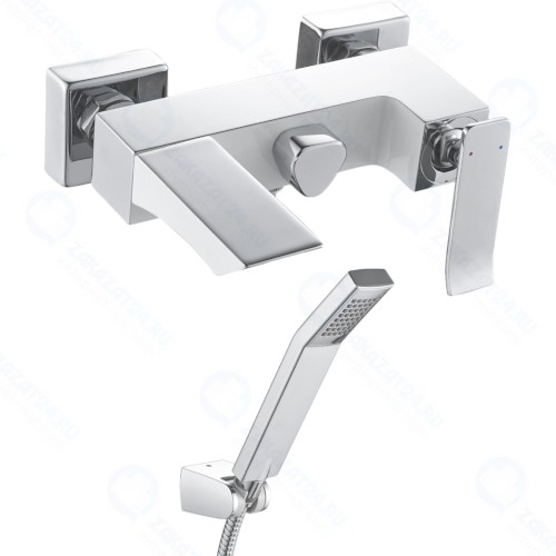 Смеситель для ванны и душа Lemark Contest, хром/PVD (LM5814CW)