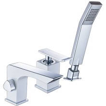 Смеситель на борт ванны Lemark Contest, хром/PVD (LM5845CW) Смеситель на борт ванны Lemark Contest, хром/PVD (LM5845CW)