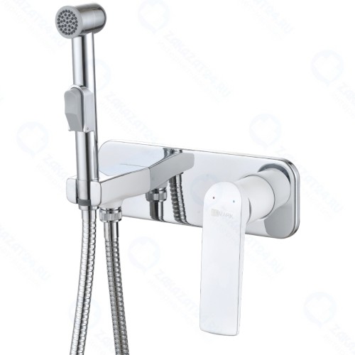 Смеситель для биде Lemark Allegro, с гигиеническим душем, хром/PVD (LM5919CW)