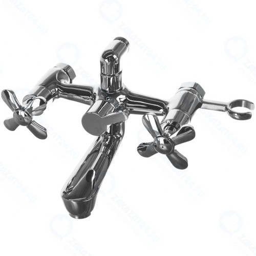 Смеситель для ванны и душа Lemark Partner, хром (LM6542C)