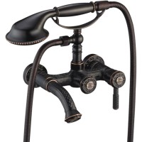 Смеситель для ванны и душа Lemark Jasmine, черная бронза (LM6612ORB)