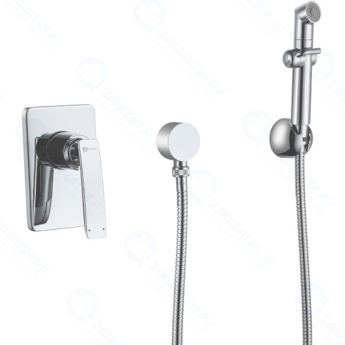 Смеситель для биде Lemark Bellario, с гигиеническим душем, хром (LM6819C)