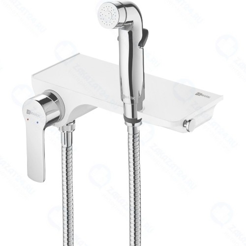 Смеситель для биде Lemark Solo, с гигиеническим душем, хром/PVD (LM7168CW)