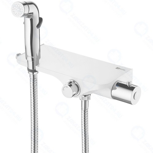 Смеситель для биде Lemark Solo, с гигиеническим душем, хром/PVD (LM7169CW)