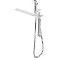 Смеситель для биде Lemark Solo, с гигиеническим душем, хром/PVD (LM7170CW)