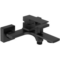 Смеситель для ванны и душа ORANGE Lutz, матовый черный (M04-100b)