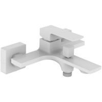 Смеситель для ванны и душа ORANGE Lutz, белый (M04-100w)