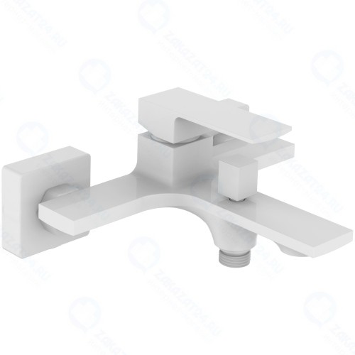 Смеситель для ванны и душа ORANGE Lutz, белый (M04-100w)