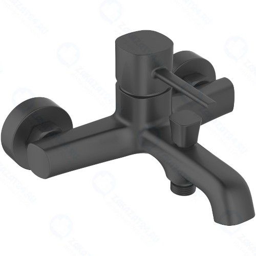 Смеситель для ванны и душа ORANGE Karl, матовый черный (M05-100b)