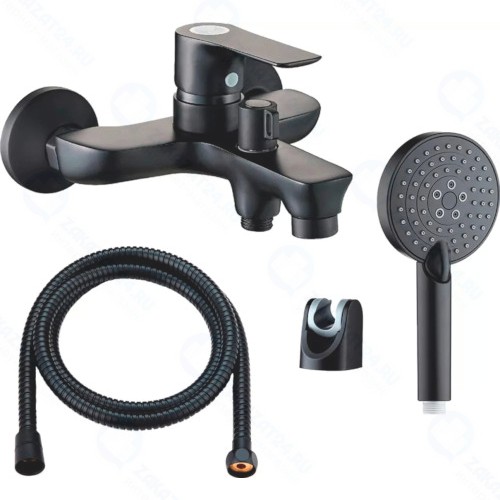 Смеситель для ванны и душа ORANGE Aristo, с душевым набором (M19-300b)