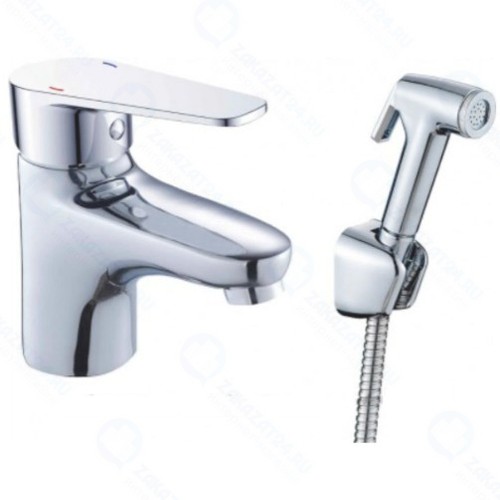 Смеситель для умывальника ORANGE Otto, с гигиеническим душем (M22-022cr)