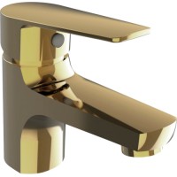 Смеситель для умывальника ORANGE Loop, золотистый (M26-021gold)