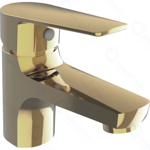 Смеситель для умывальника ORANGE Loop, золотистый (M26-021gold)