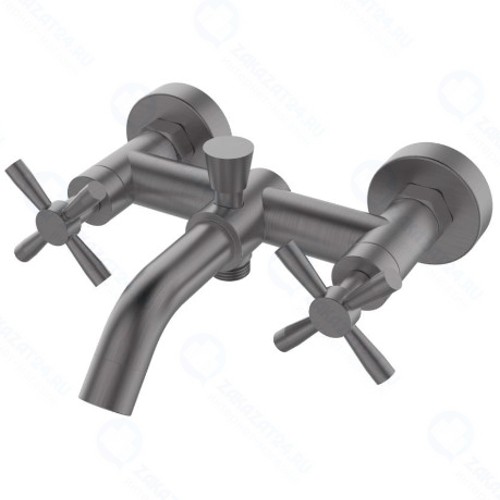 Смеситель для ванны и душа ORANGE Mia, графит (M34-100gr)