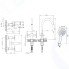 Комплект смесителей для ванной ORANGE Mia (M34-381b)